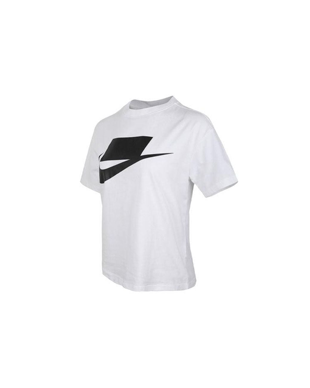 Nike White (Wmns) Sportswear Chest Classic Large Logo Short Sleeve