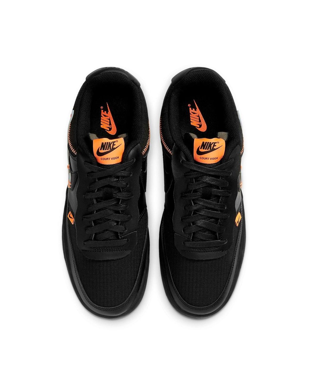 Nike Black Court Vision Low Premium Total' for men
