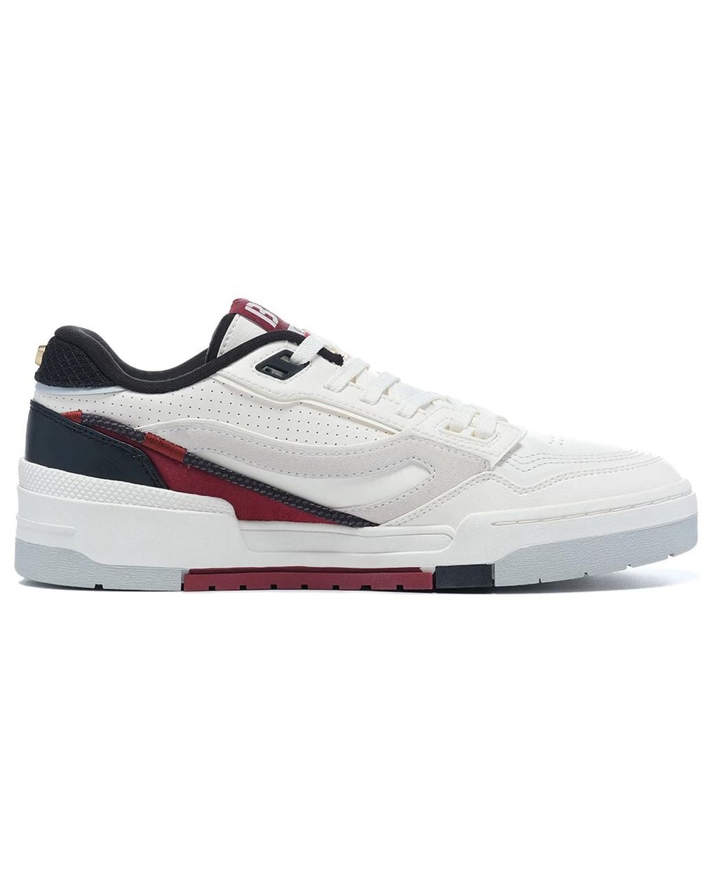 Li-ning White 001 Btc Prm Burgundy' for men