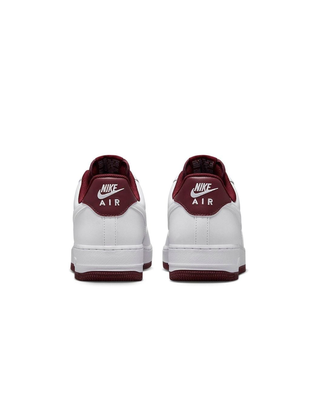 Nike White Air Force 1 '07 Dark Beetroot' for men