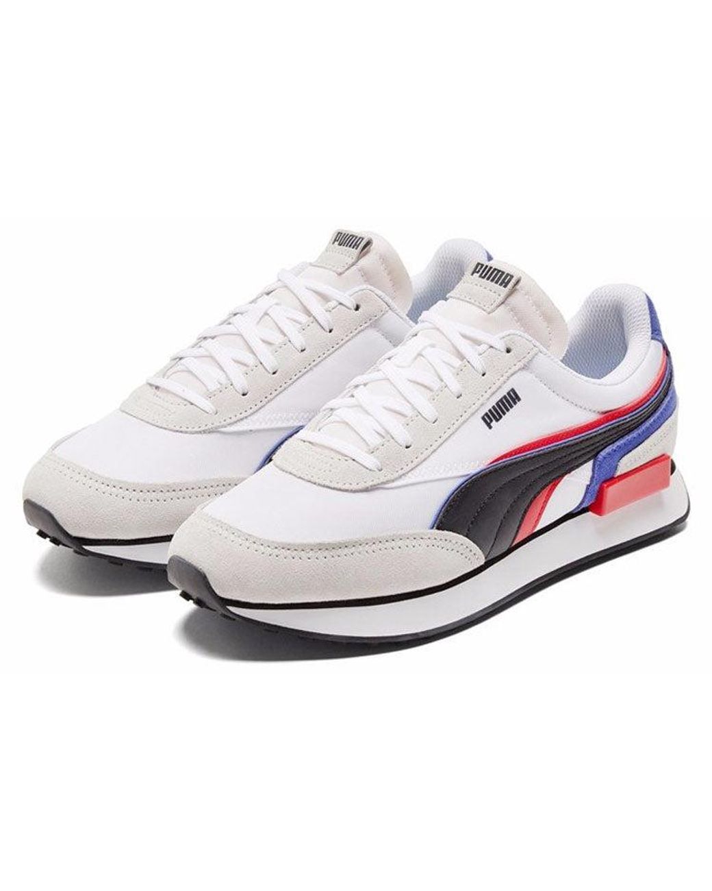 PUMA White Future Rider 'Double for men