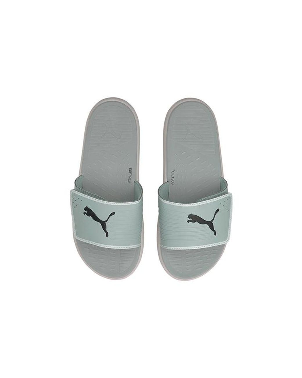 PUMA Blue Softride Slide 'Quarry' for men