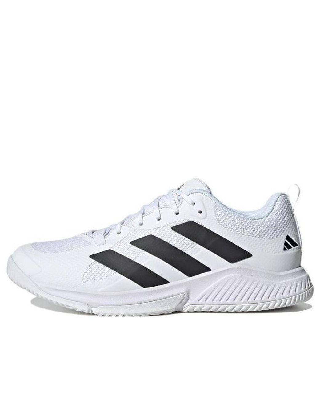 Adidas White Court Team Bounce 2.0 Shoes for men