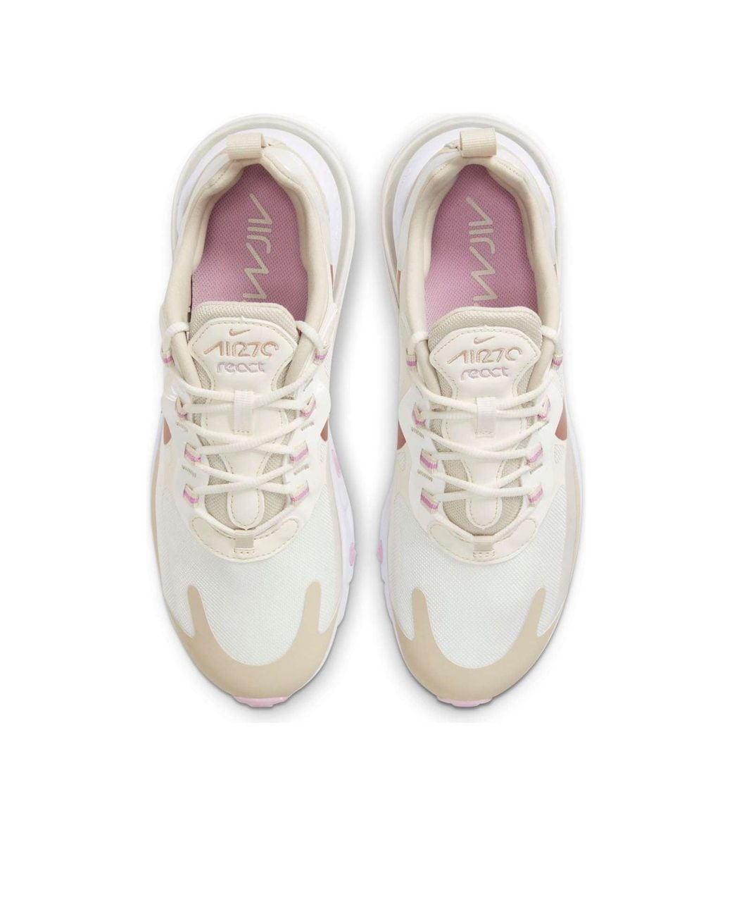 Nike White (Wmns) Air Max 270 React 'Metallic Bronze'