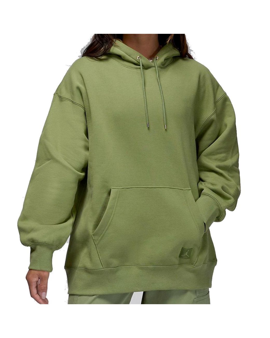 Nike Green (Wmns) Flight Fleece Pullover Hoodie 'Sky J Light'