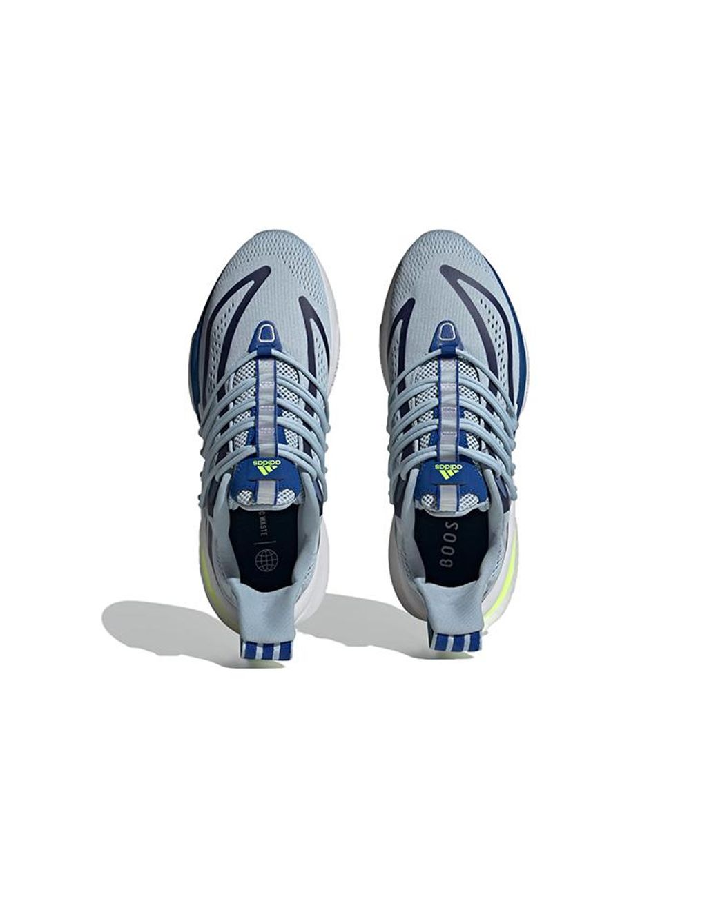 Adidas Blue Alphaboost V1 'Wonder Lucid Lemon' for men