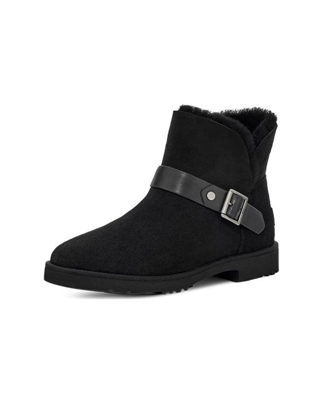 Ugg Black (Wmns) Romely Short Buckle Boot