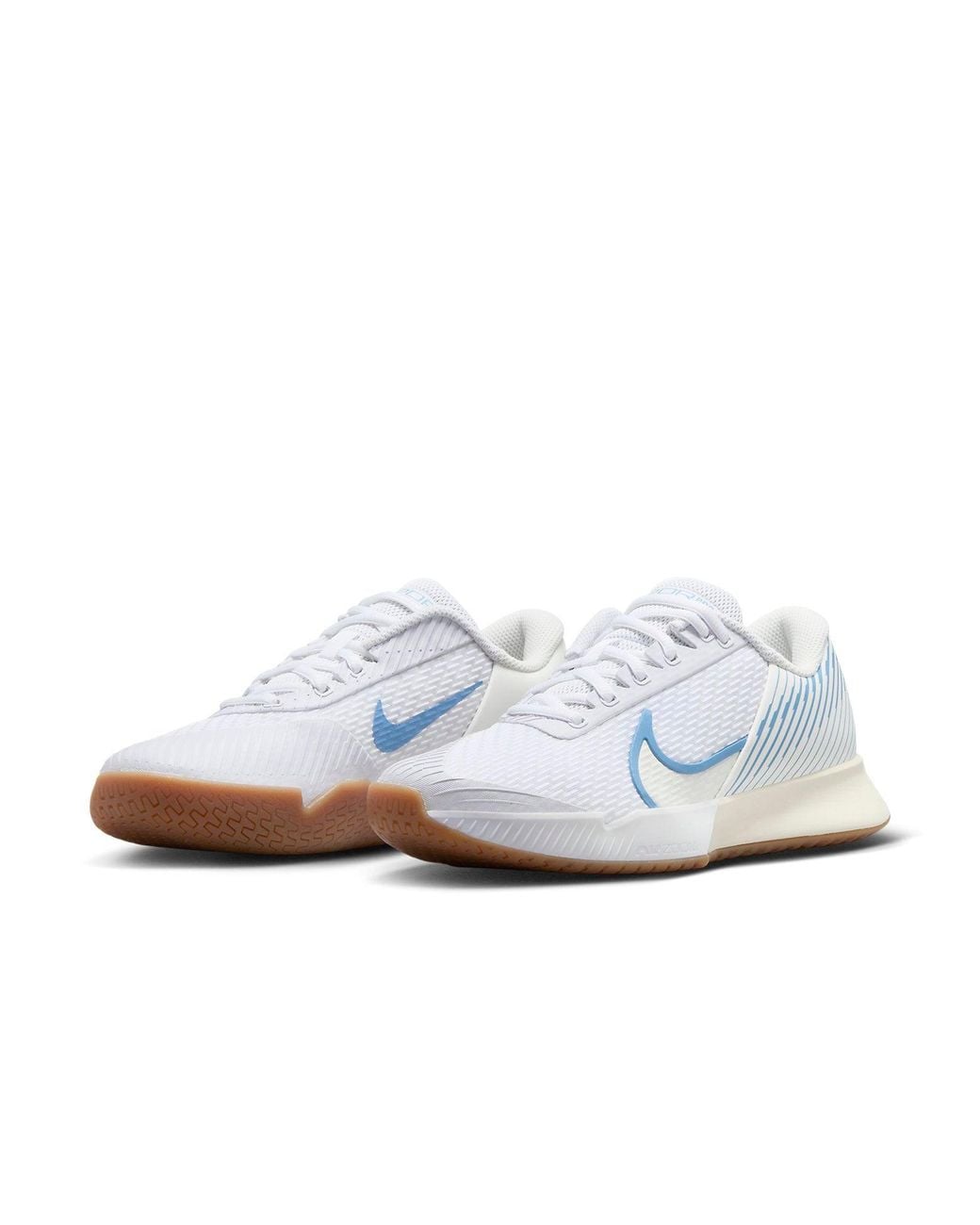Nike White (Wmns) Court Air Zoom Vapor Pro 2 Tennis Shoes Sail Gum Light Light'