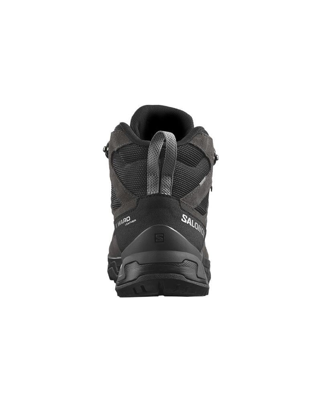 Salomon Black X Ward Leather Mid Gtx 'Phantom' for men