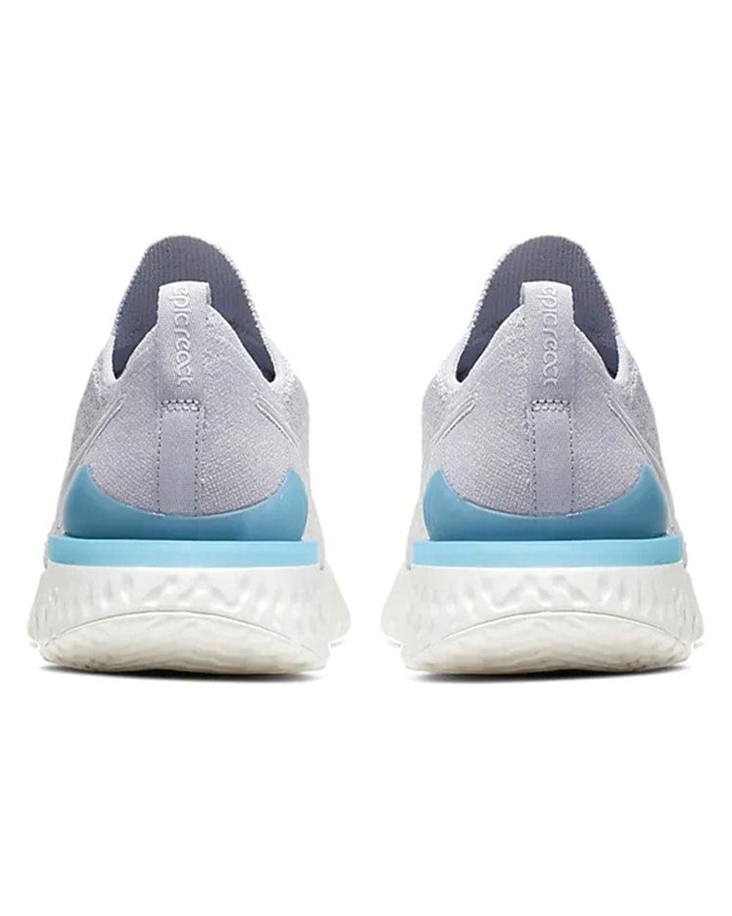 Nike White Epic React Flyknit 2 'Vast Lagoon' for men
