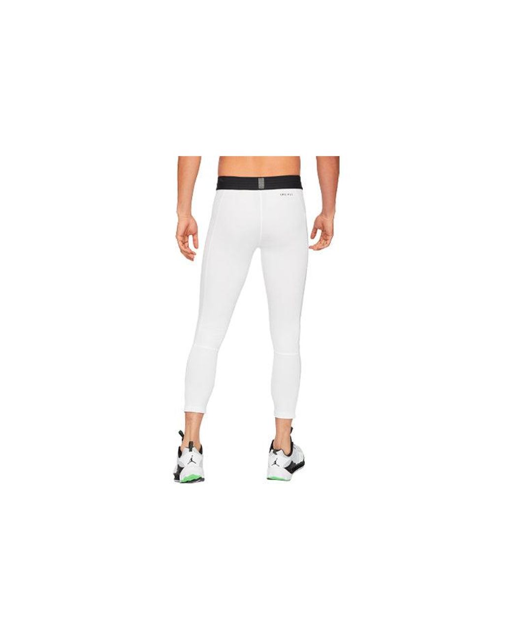 Nike White Dri-Fit 3/4-Length Tights for men