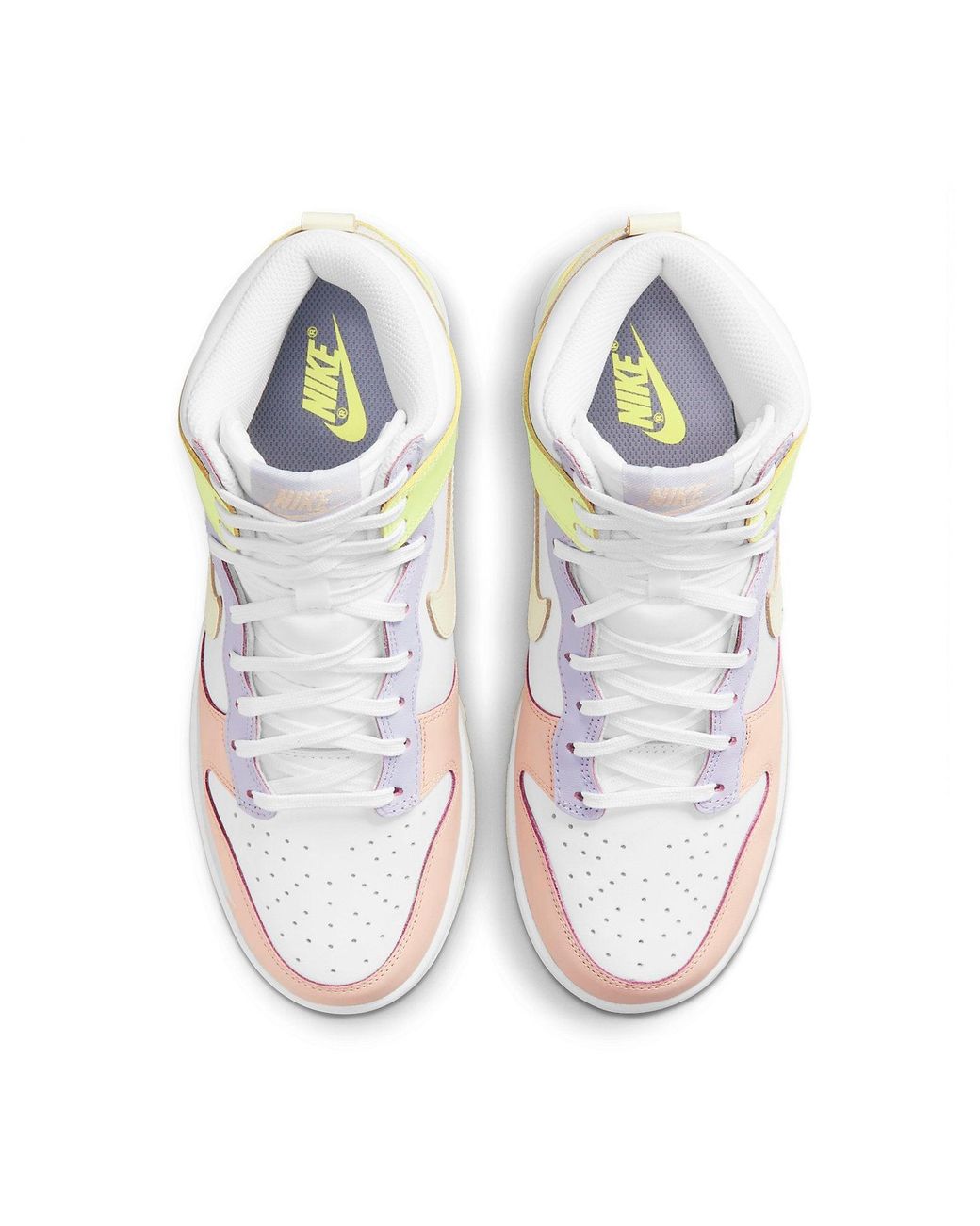 Nike White (Wmns) Dunk High 'Lemon Twist'