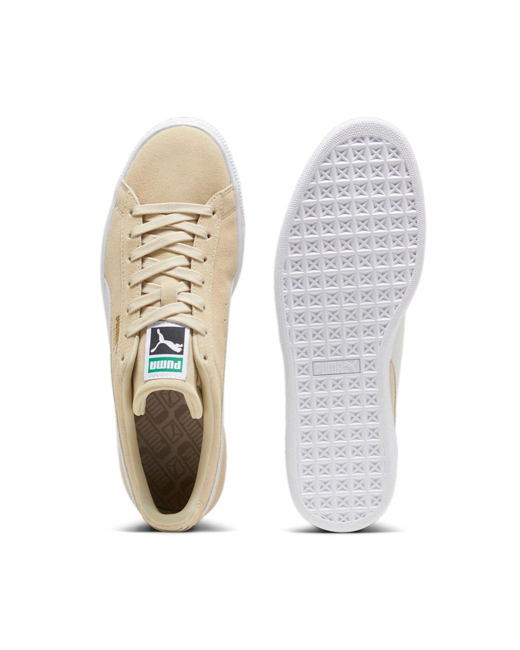 PUMA White Suede Classic Xxi 'Putty' for men