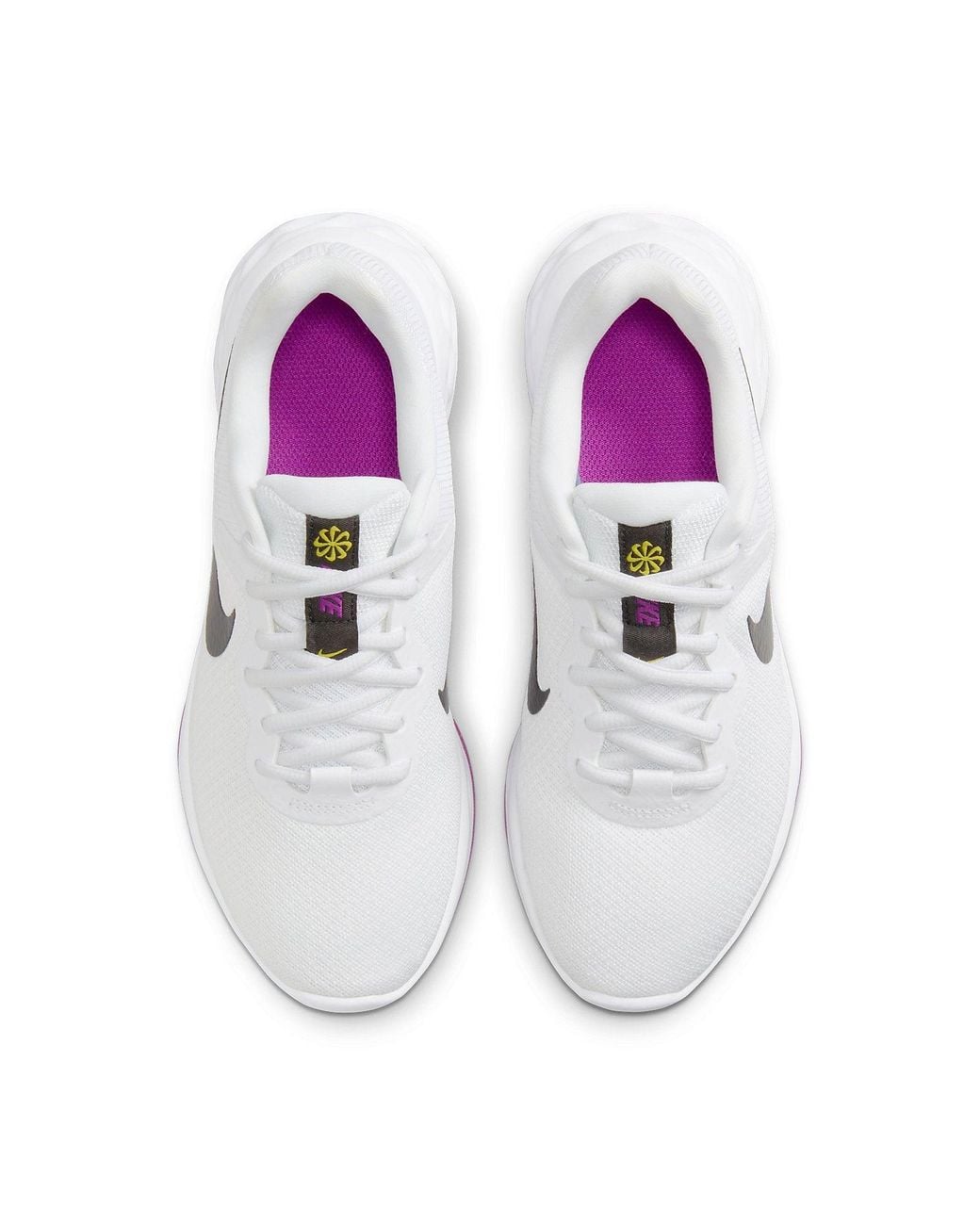 Nike White (Wmns) Revolution 6 Next Nature Vivid Sulphur'