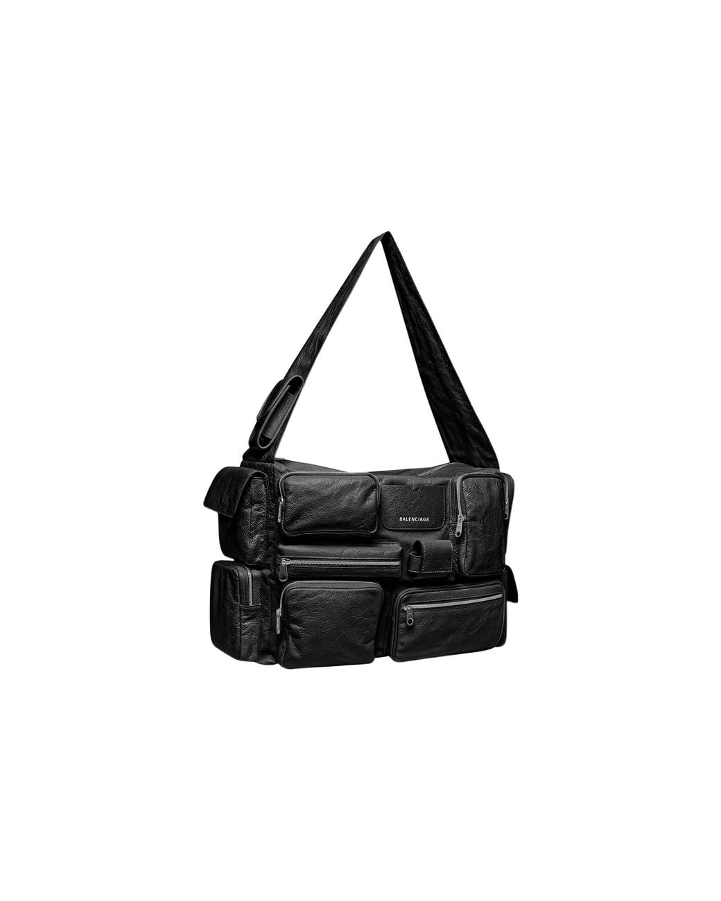 Balenciaga Black Superbusy Large Shoulder Bag for men