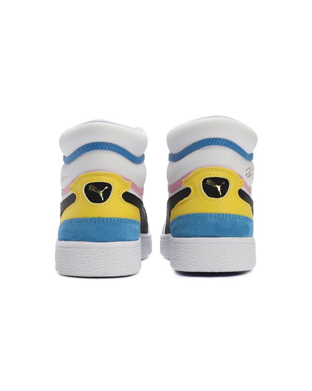 PUMA White Ralph Sampson Mid 'International Game' for men