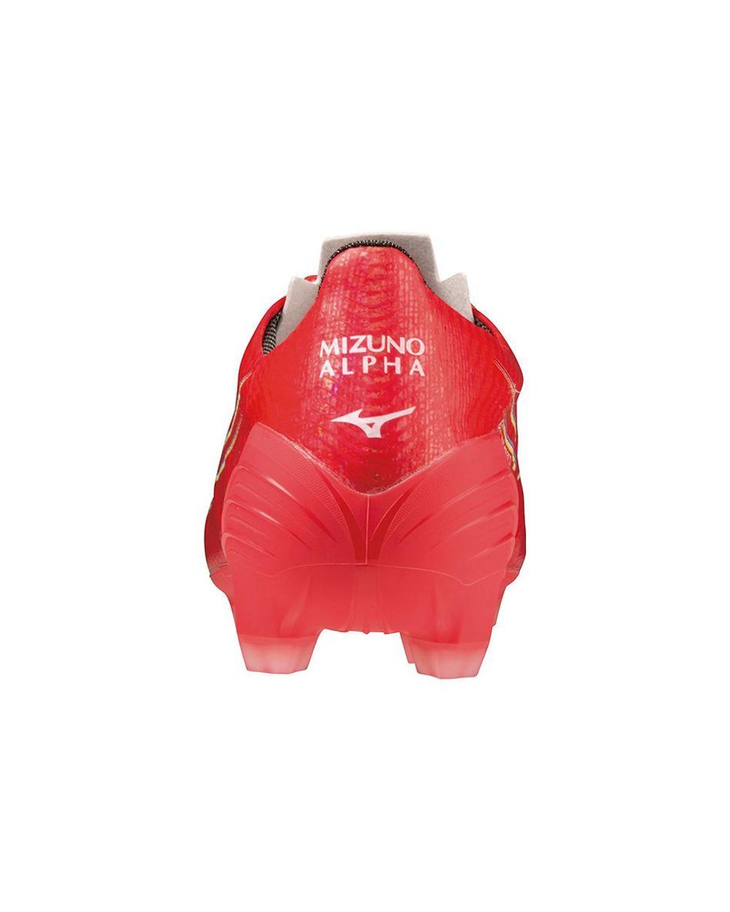 Mizuno Red Alpha Pro Coral Football Cleats 'Fiery Coral'