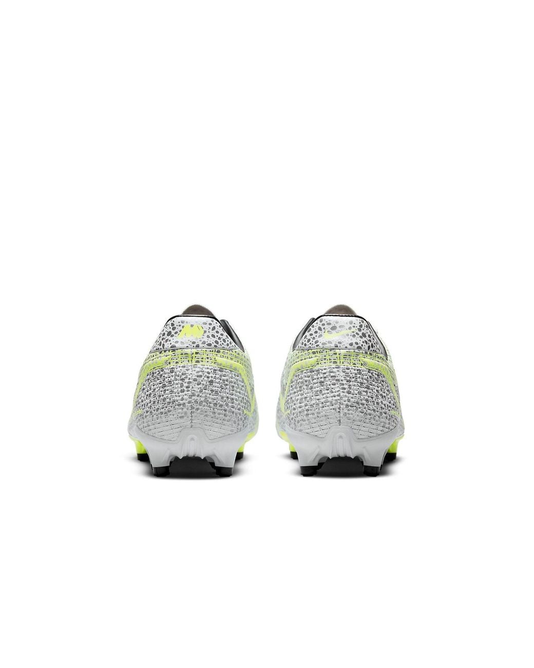 Nike White Mercurial Vapor 14 Academy Fg Mg 'Metallic Volt' for men