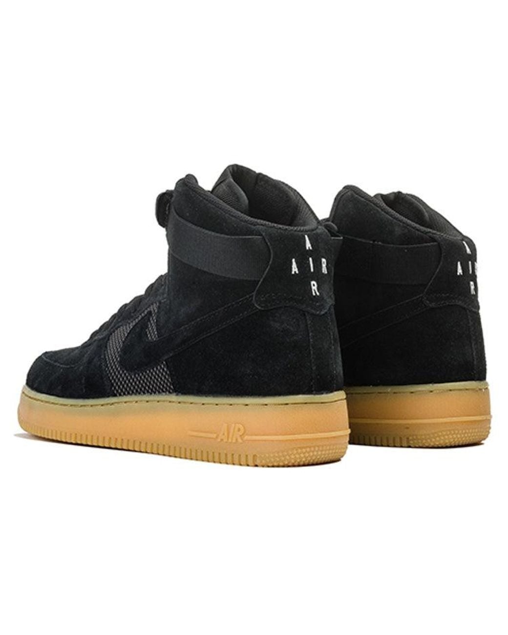 Nike Black Air Force 1 High '07 Lv8 Gum' for men