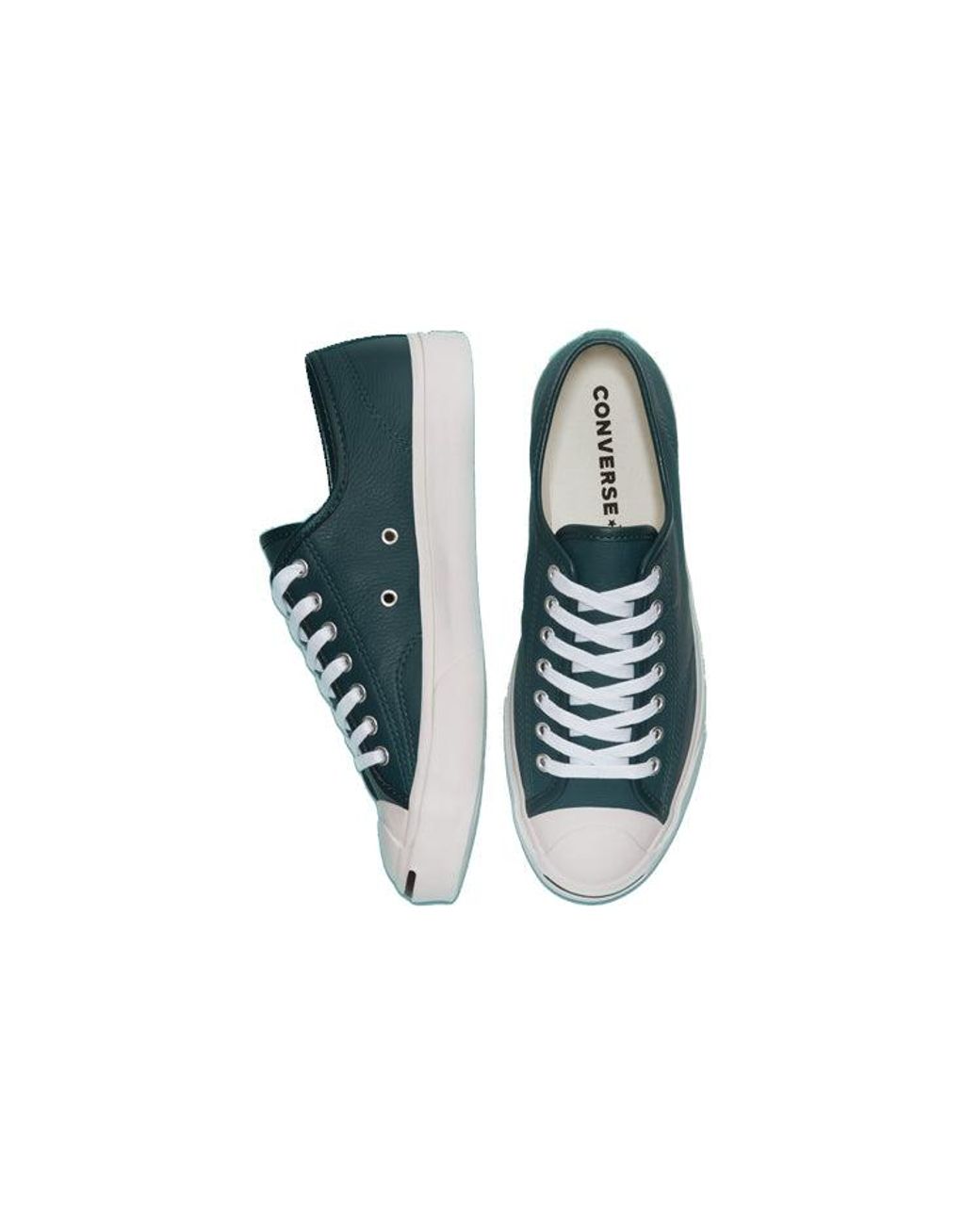 Converse Green Seasonal Color Leather Jack Purcell for men