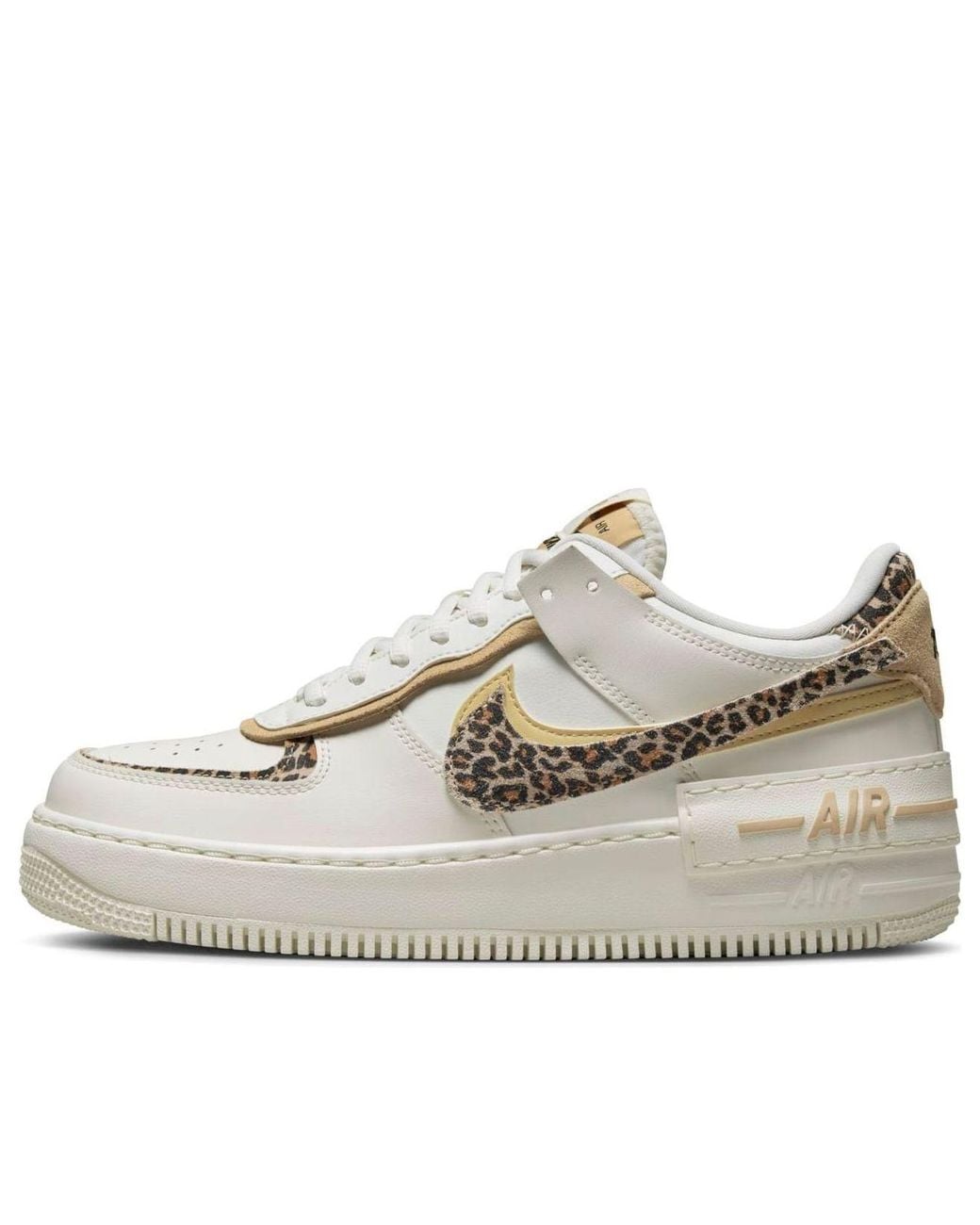 Nike Natural Air Force 1 Shadow 'leopard'