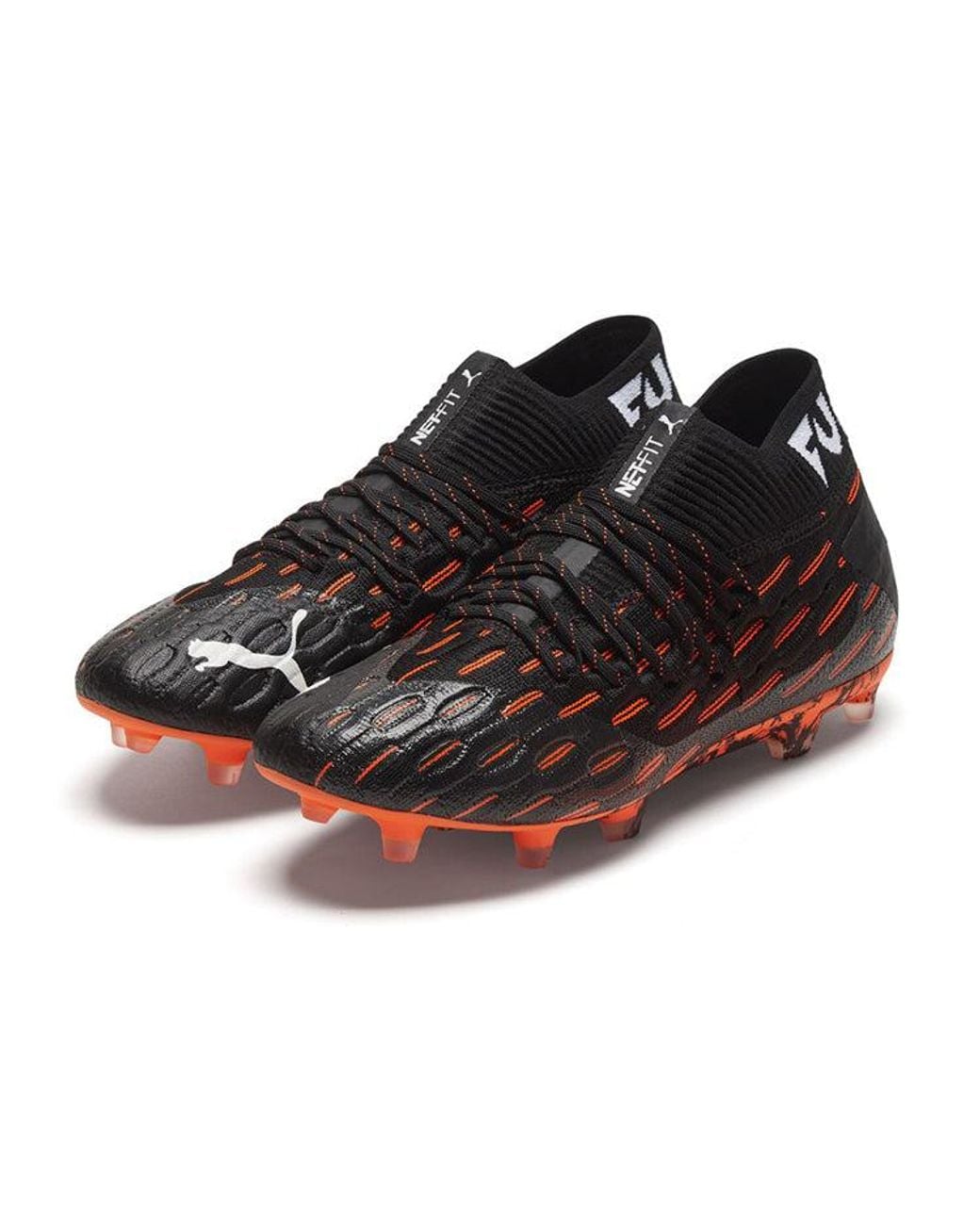 PUMA Black Future 6.1 Netfit Fg Ag Shocking' for men