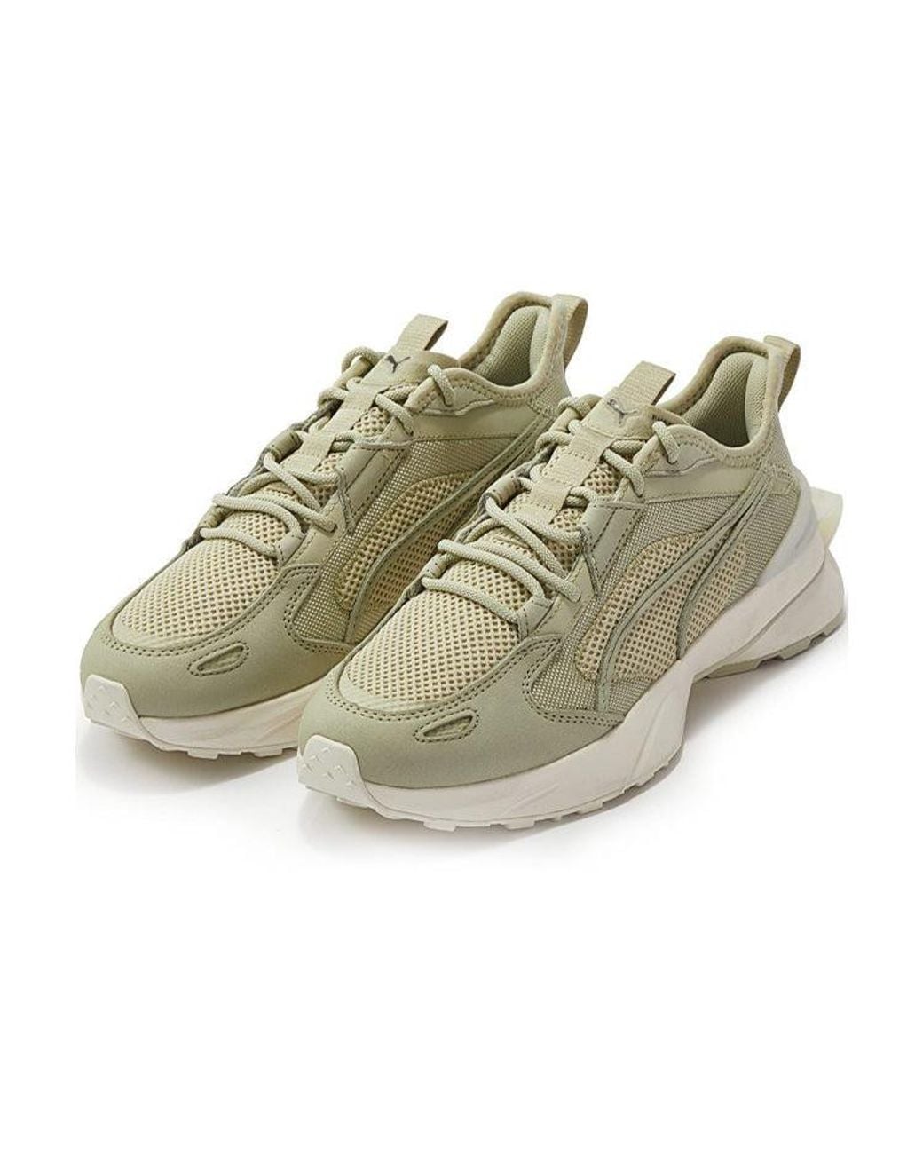 PUMA Green Pwrframe Op-1 Lth Athleisure Casual Sports Shoe for men