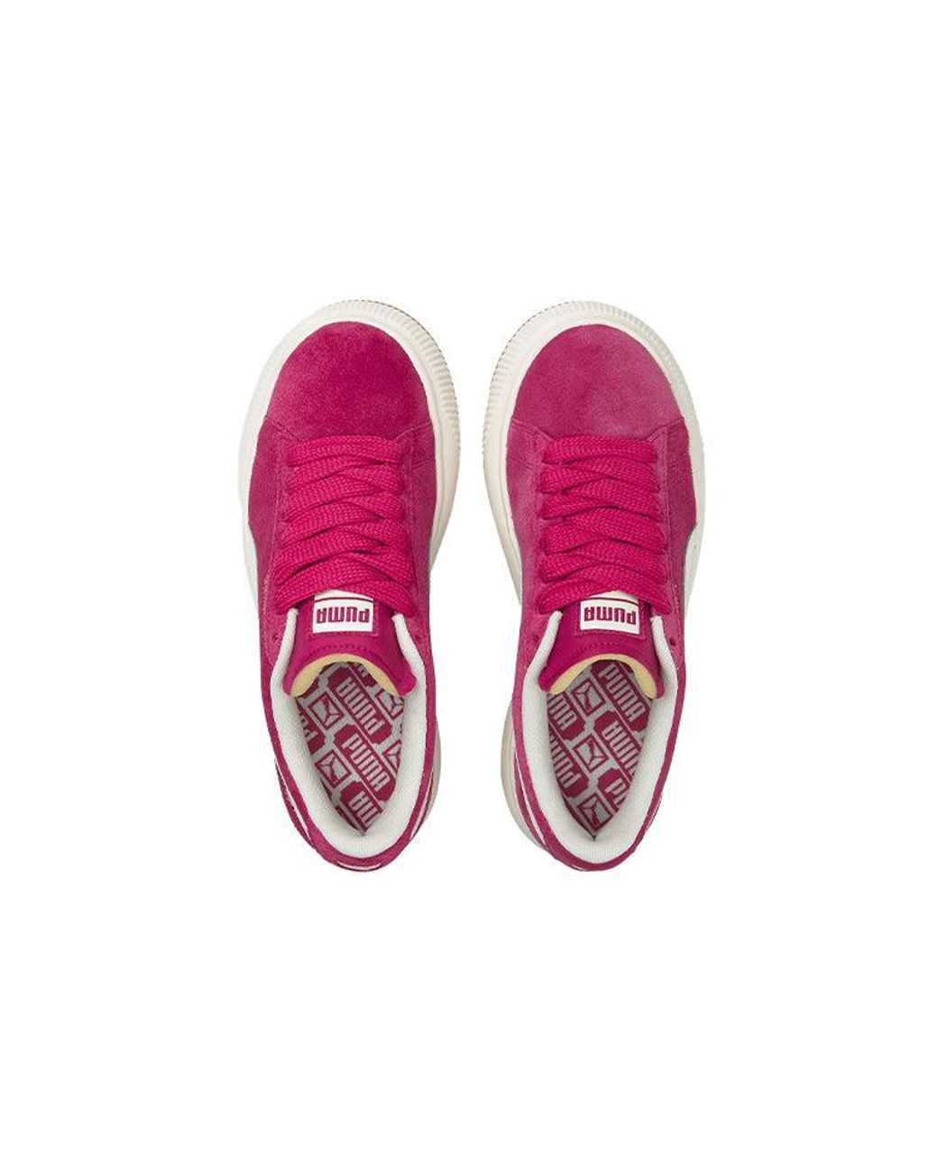 PUMA Pink Suede Mayu Up Sneakers