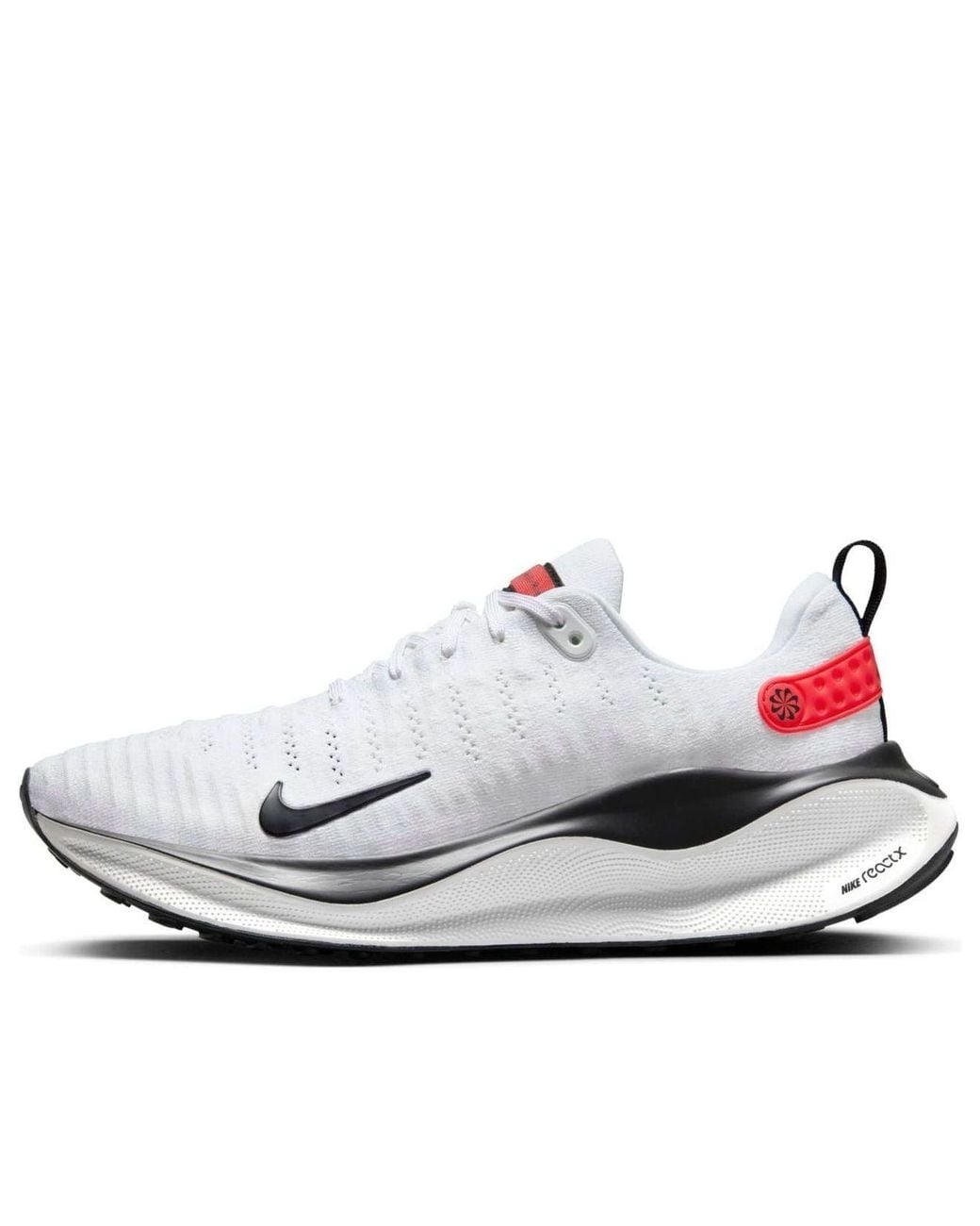 Nike White Reactx Infinity 4 Light Crimson' for men