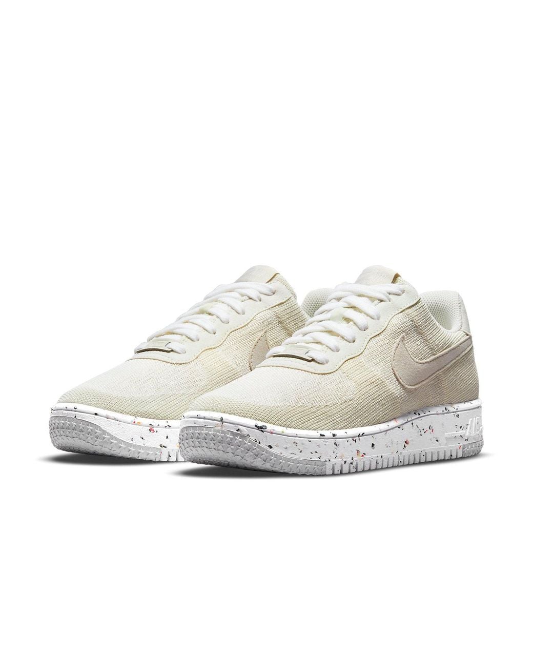 nike air force 1 crater flyknit white
