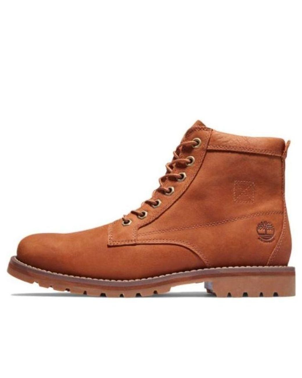 Timberland Brown Redwood Falls Waterproof 6 Inch Boot 'Rust Full Grain' for men