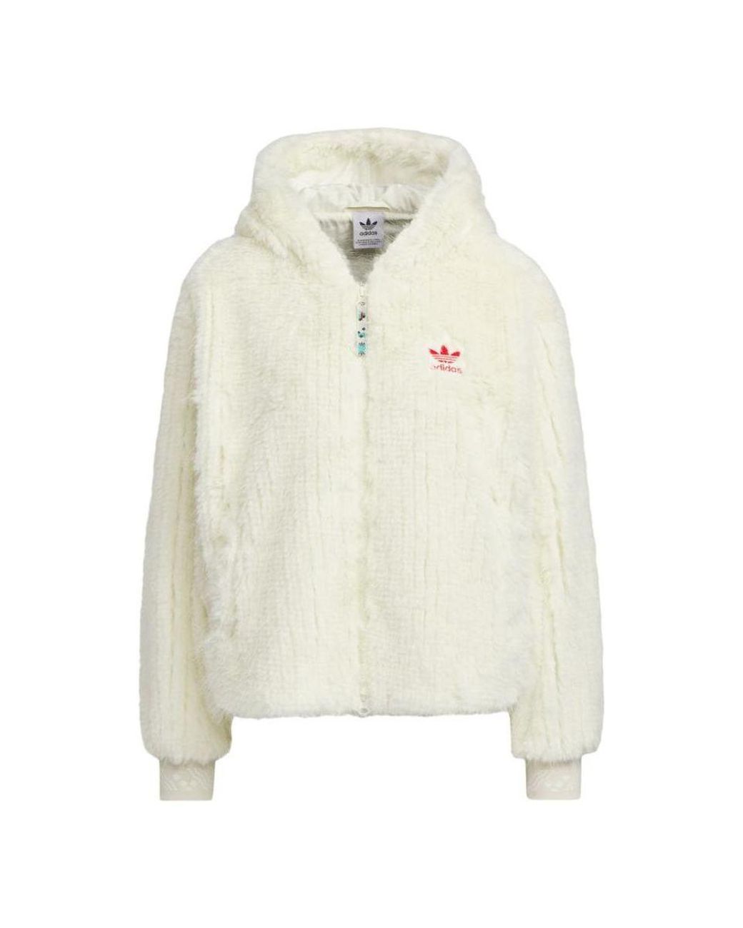 Adidas White (Wmns) Originals X Feifei Ruan Cny Fur Jackets Asia Sizing