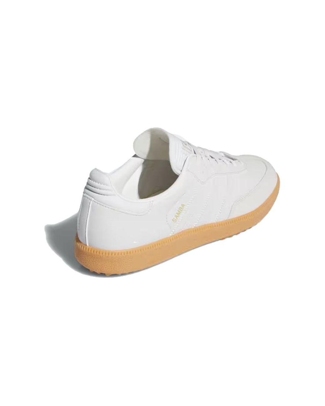 Adidas White Samba Golf 'Crystal Gum' for men