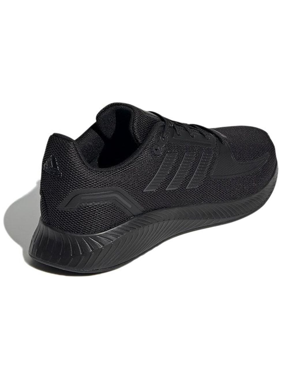 Adidas Black Run Falcon 2.0 'Triple' for men