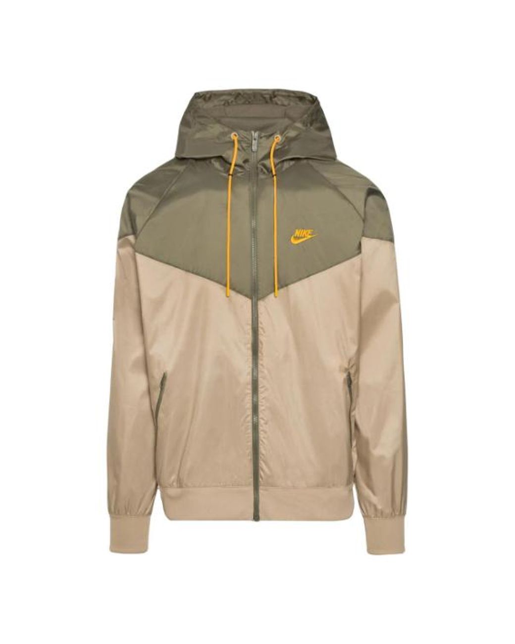 Nike Green Sportswear Windrunner Hooded Jacket 'Khaki' for men