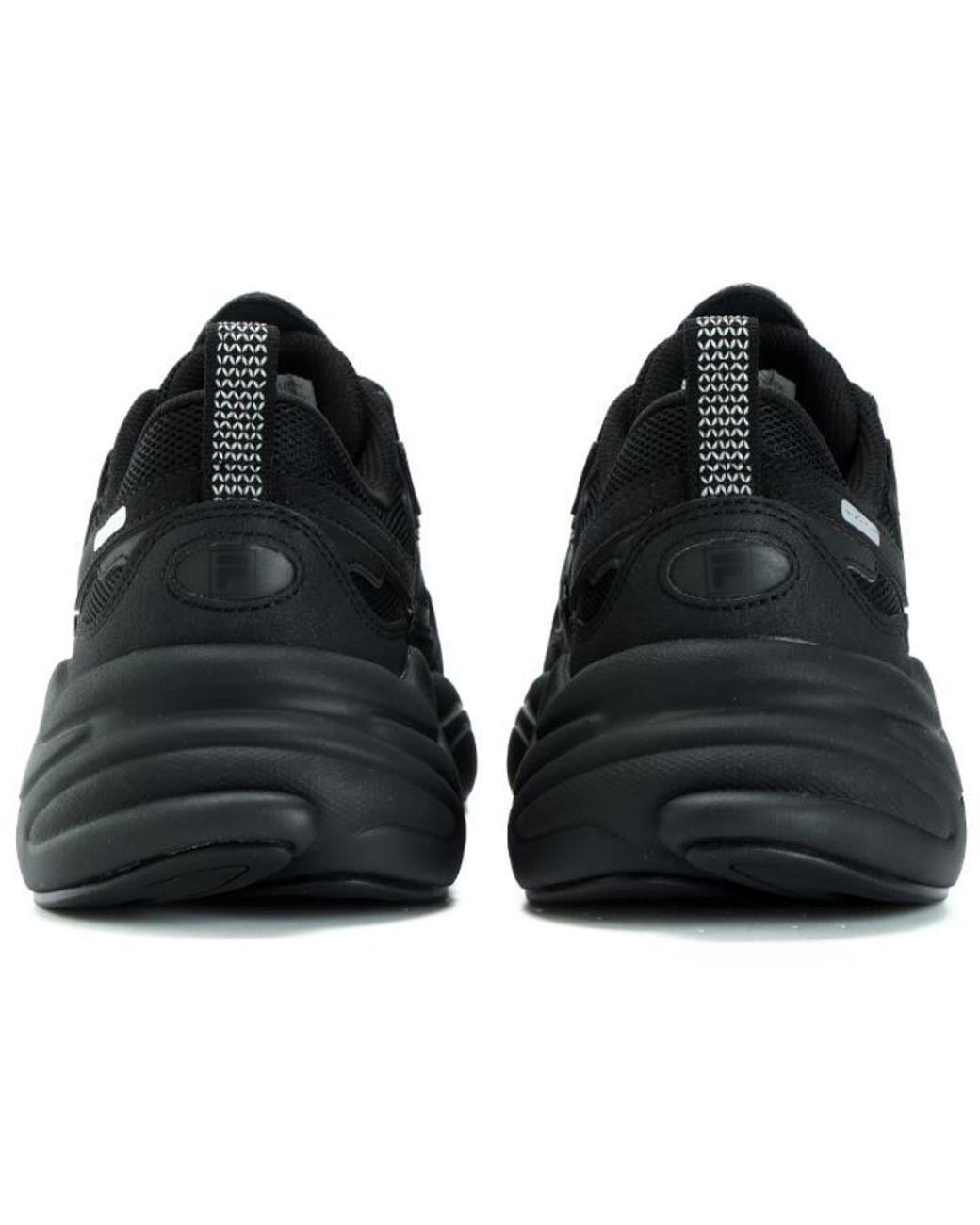 Fila Black Running Shoes Low Nonslip Shoes for men