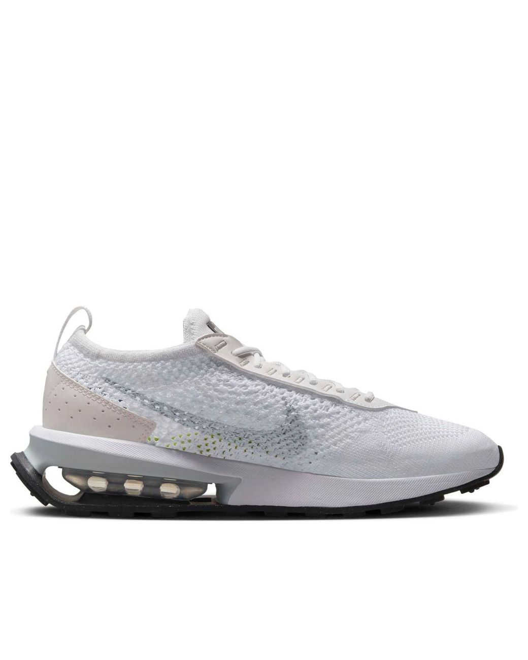 Nike White (Wmns) Air Max Flyknit Racer 'Pure Platinum'