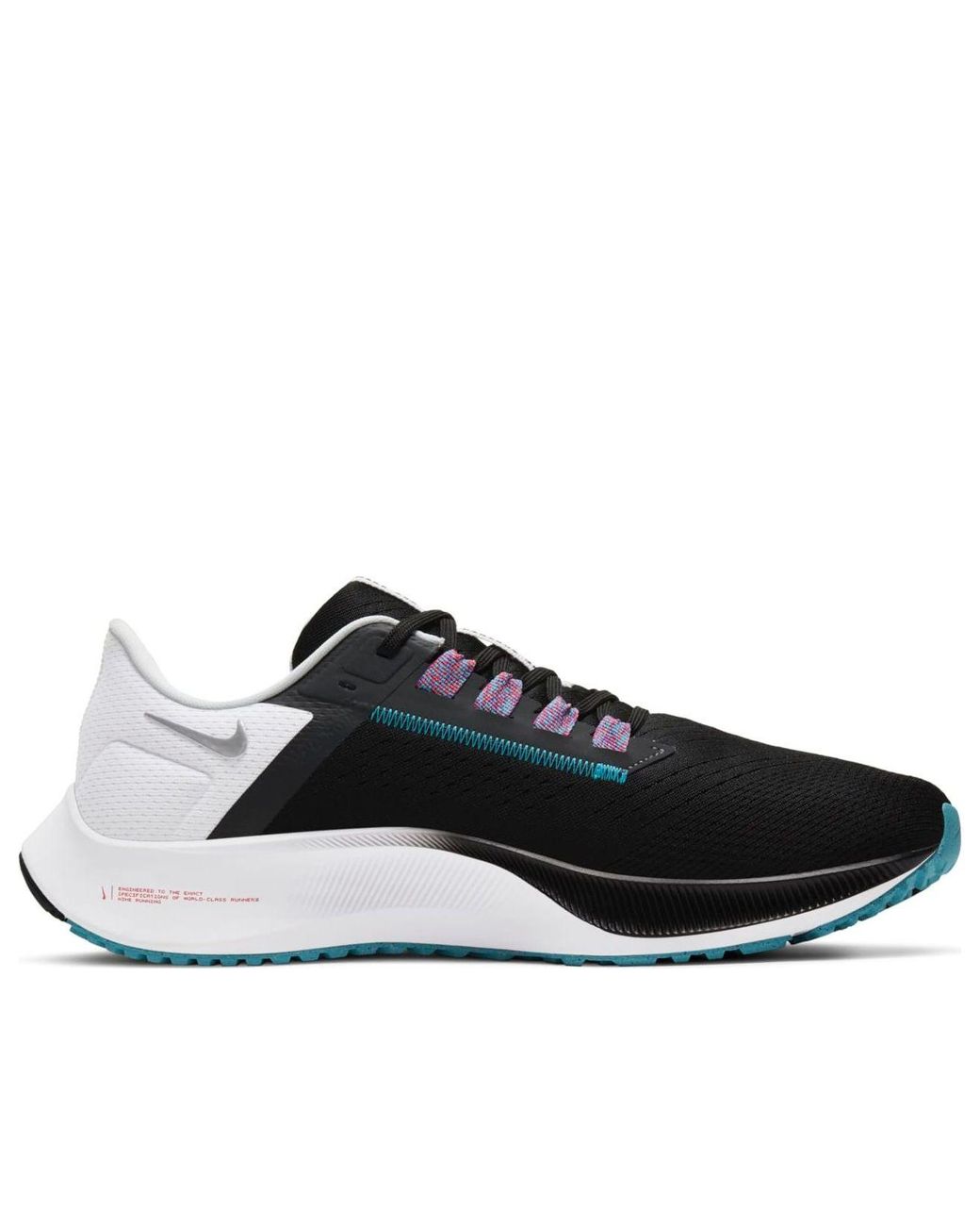 Nike Black Air Zoom Pegasus 38 Metallic' for men