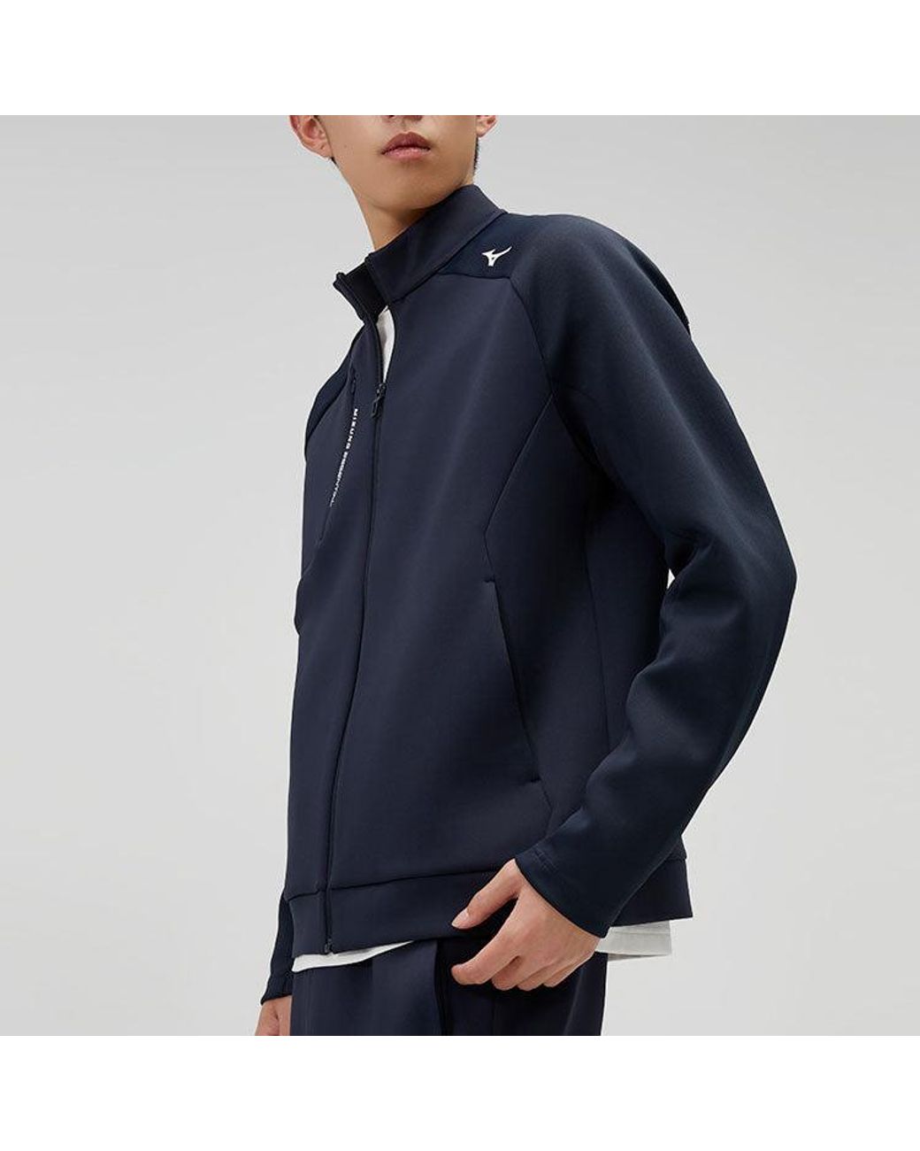 Mizuno Blue Essential Jacket for men