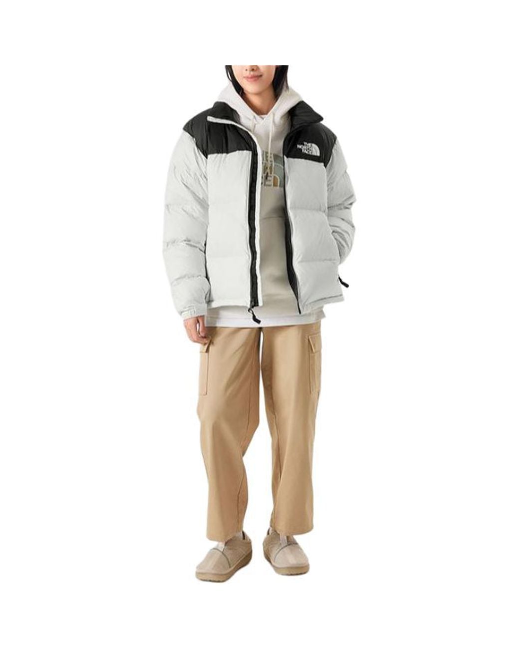 The North Face Black Feather Down High-Neck Jacket for men
