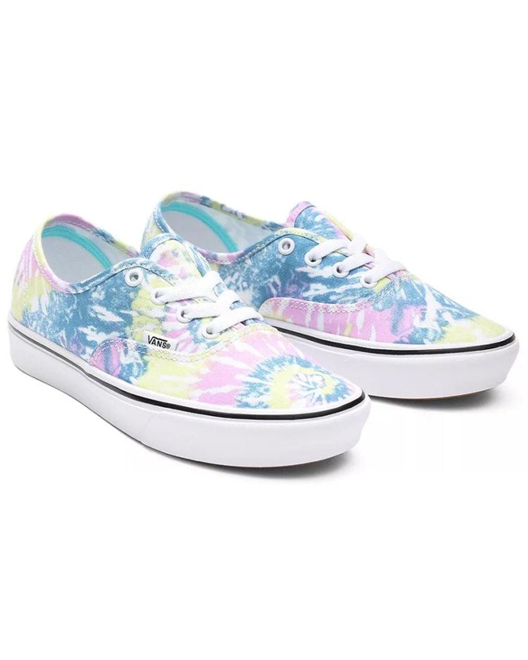 Vans Blue Authentic Comfycush 'Tie-Dye' for men