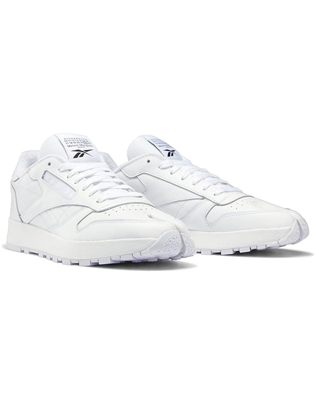 Reebok White Maison Margiela X Classic Leather Tabi for men