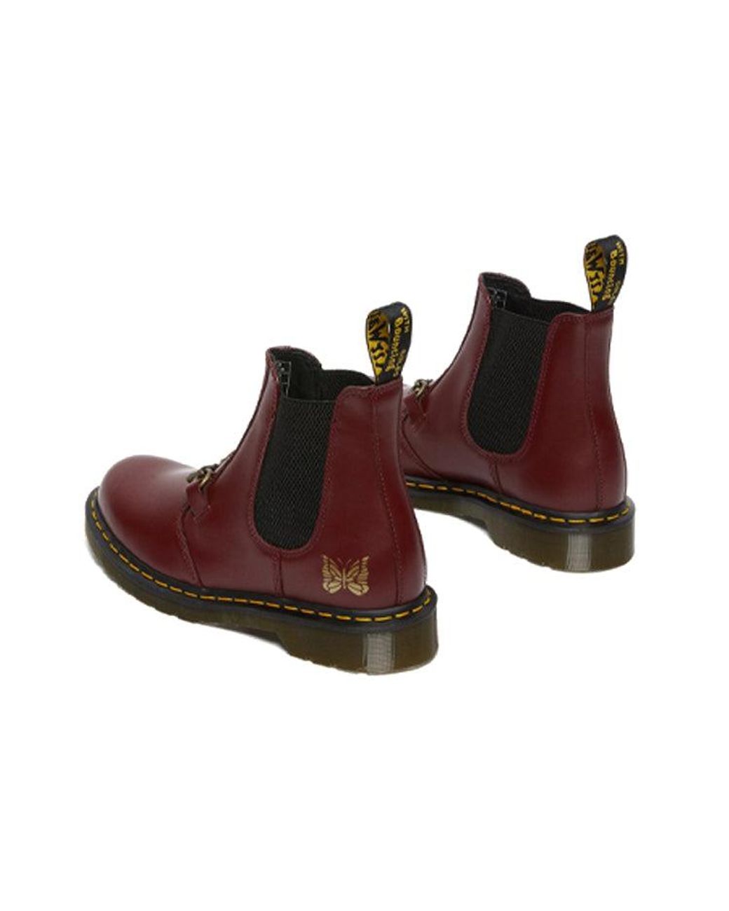 Dr. Martens Brown Dr.Martens 2976 Needles Snaffle Chelsea Boots 'Cherry'