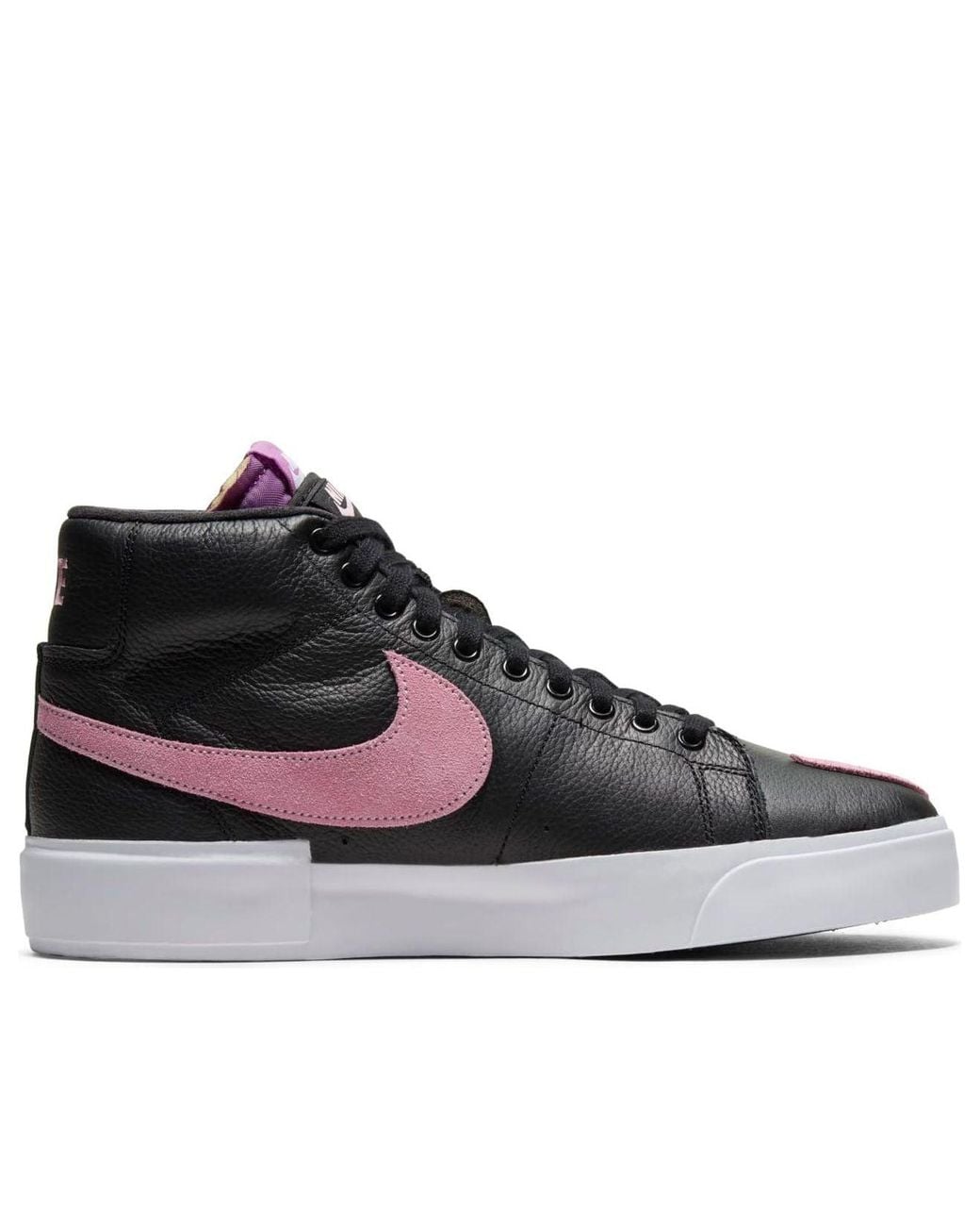 nike blazer black and purple
