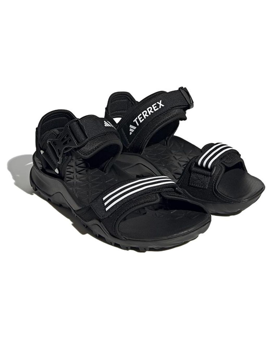 Adidas Black Terrex Cyprex Ultra Dlx Sandals for men