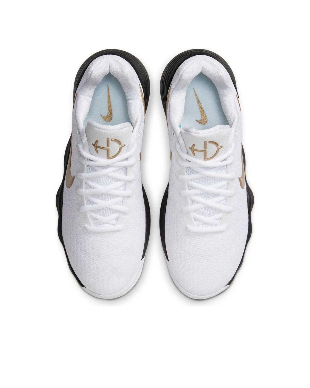 Nike White Hyperdunk 2017 Low Ep Metallic' for men