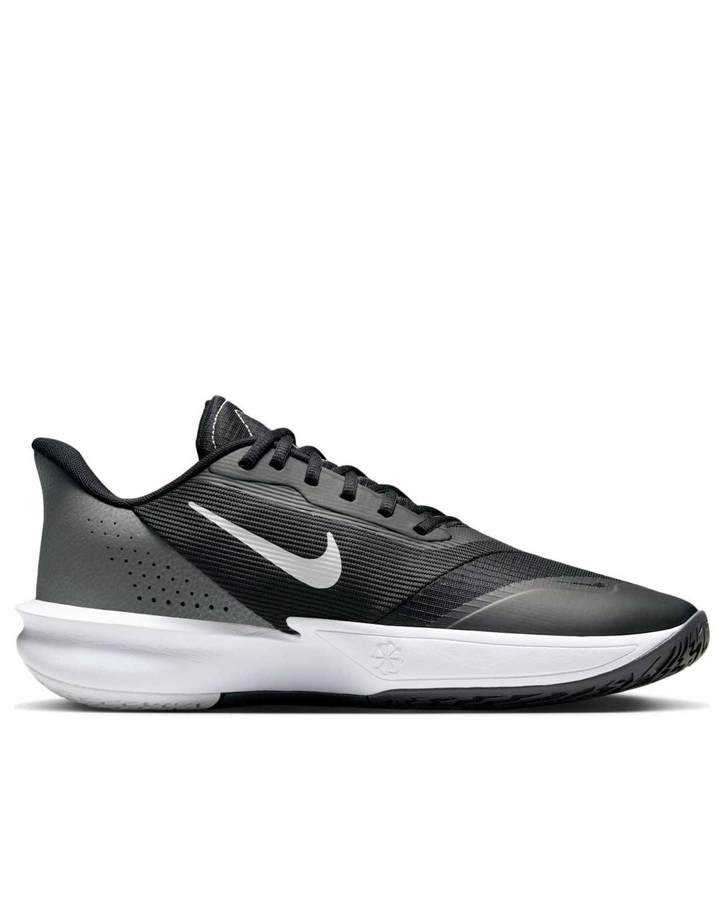 Nike Black Precision 7 Basketball Shoes for men