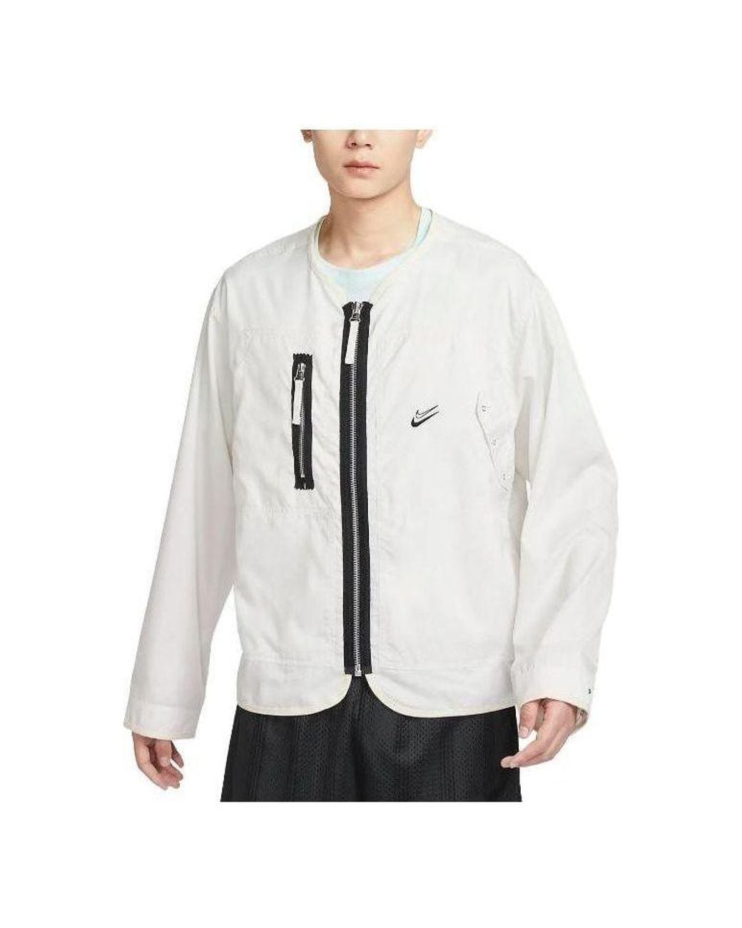 Nike White Kevin Durant Lightweight Basketball Jacket for men