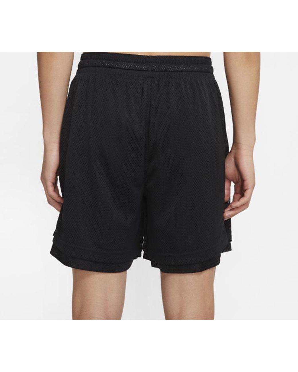 Nike Black Kd Reversible Design Basketball Sports Shorts for men