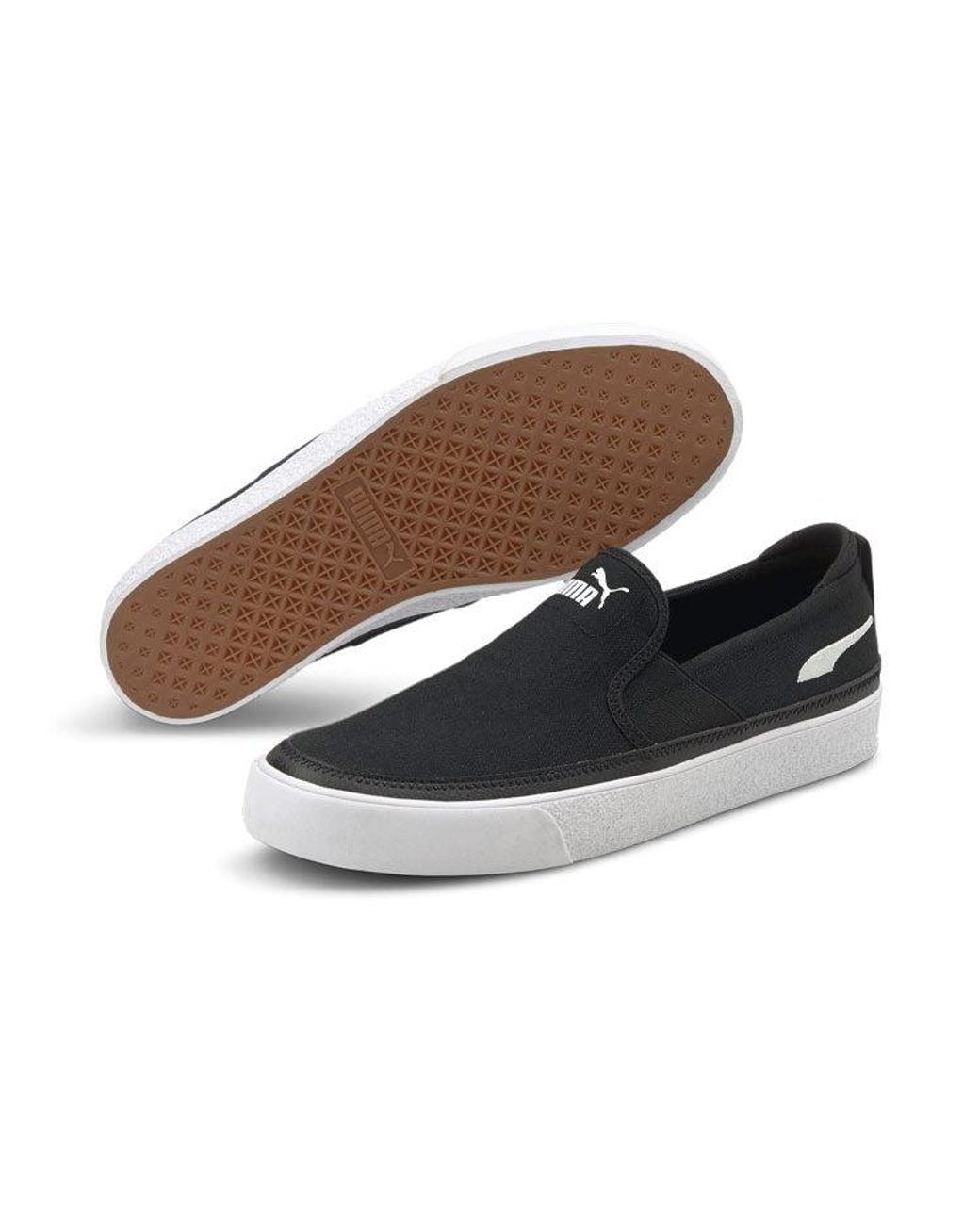 PUMA Black Bari Z Slipon Casual Shoes for men